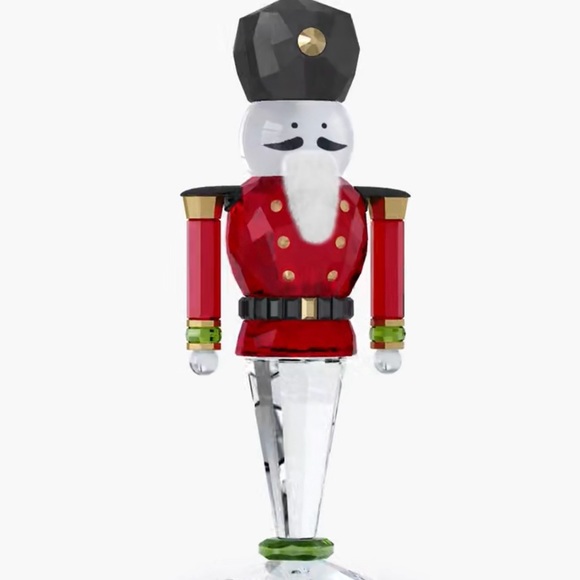 NIB Authentic Swarovski Holiday Cheers Nutcracker Red Crystal Figurine #5626017 - Picture 4 of 7